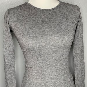 Long sleeve sweater midi dress